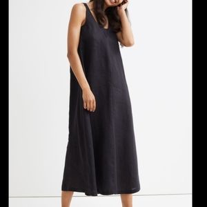 H&M Black linen dress